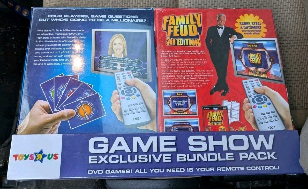 Damily Feud 3rd Edition Who Wants To Be A Millionaire Game Show Exclusive Bundle