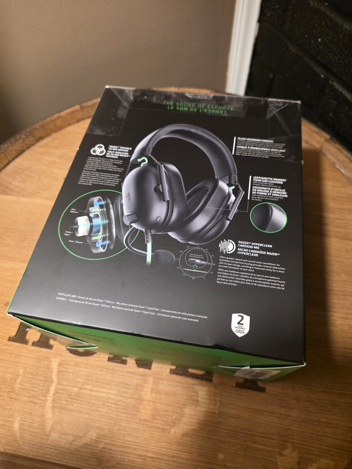 Razer BlackShark V2 X Wired Esports Headset, 3.5mm, Black Sealed‼️