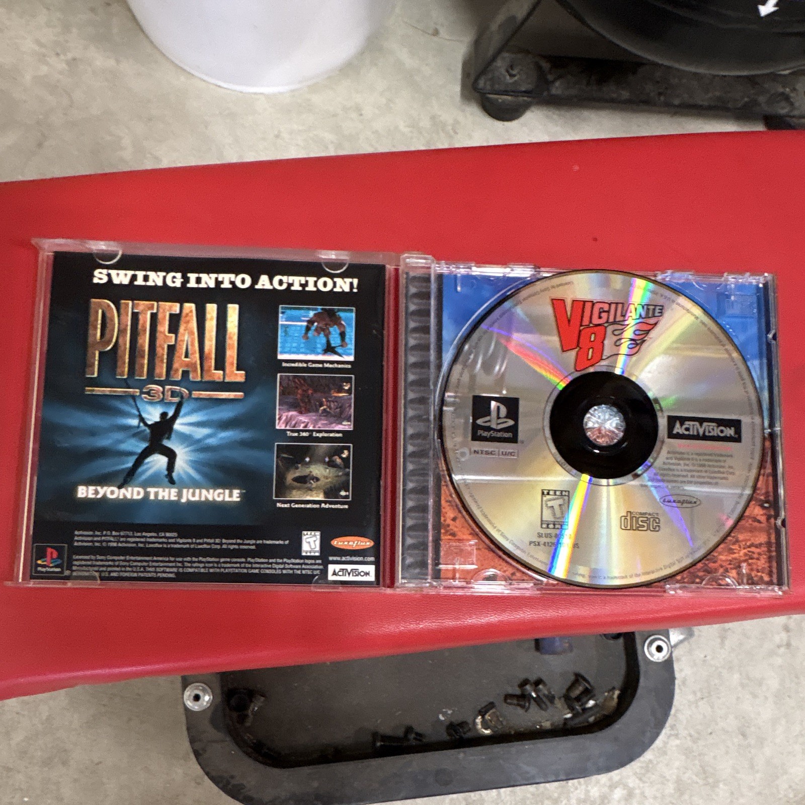 Activision Vigilante 8 Sony PlayStation 1 PS1 T-Teen Vehicular Combat