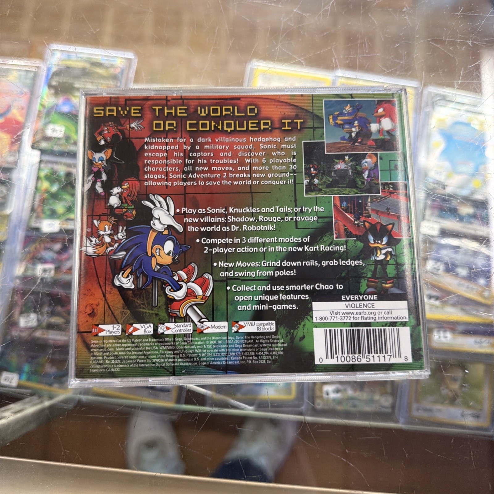 Sonic Adventure 2 (Sega Dreamcast, 2001) Complete CIB