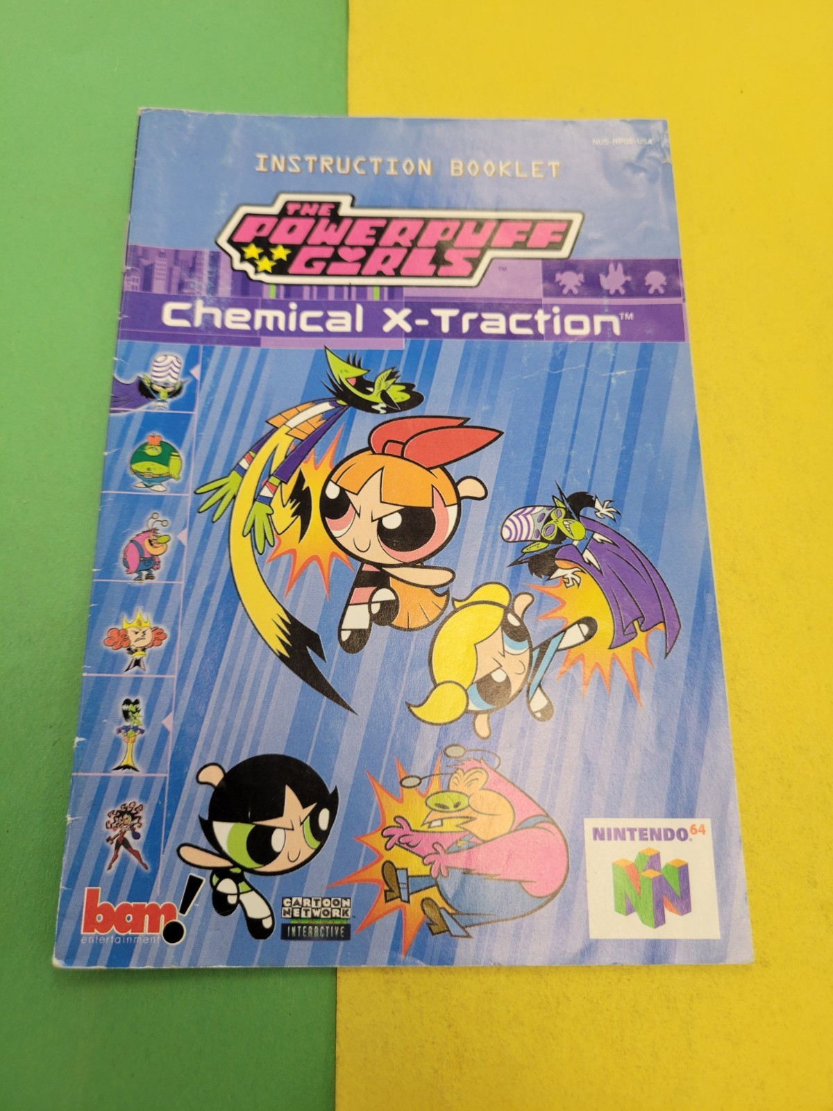 The Powerpuff Girls Chemical X-Traction N64 – Manual Only