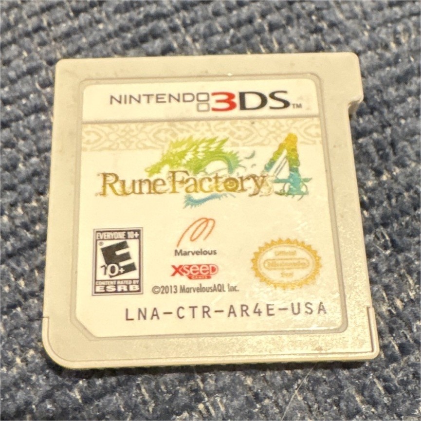XSEED Games Rune Factory 4 Nintendo 3DS – E10+ NTSC-U/C Rune Factory Series