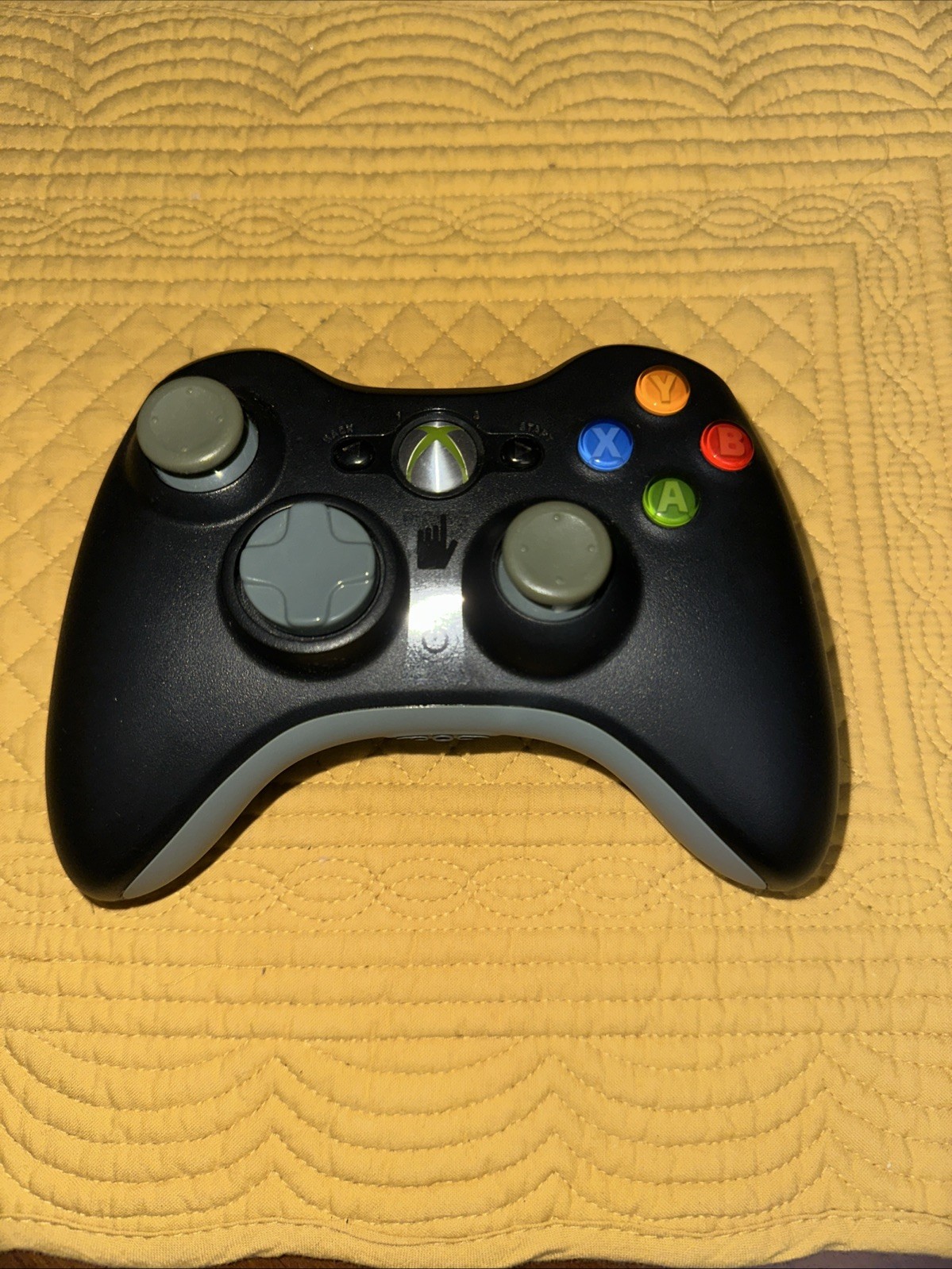 OEM Microsoft Xbox 360 Black And gray Wireless Controller Tested