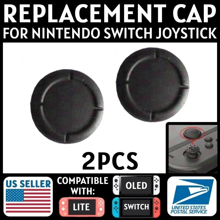 For Nintendo Switch/Lite/OLED Thumb Joy Con Analog Stick Grip Cap Rubber Cover