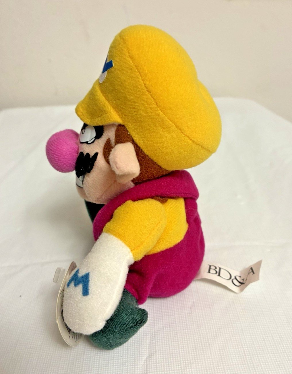 Vintage 1997 WARIO Bean Bag – 6″ BD&A Rare Mario Bros. Nintendo 64 Collectible