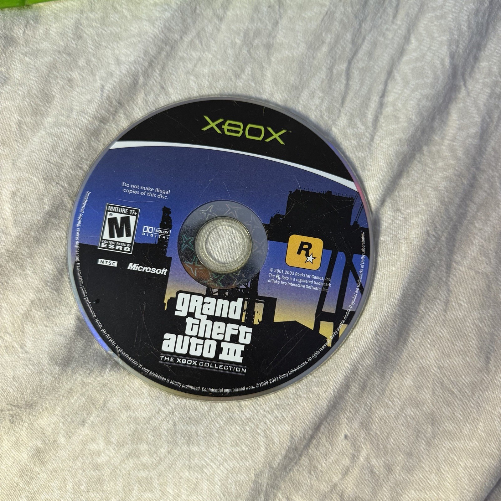 Grand Theft Auto Bundle Pack (Xbox 2003) Vice City + GTA 3 III