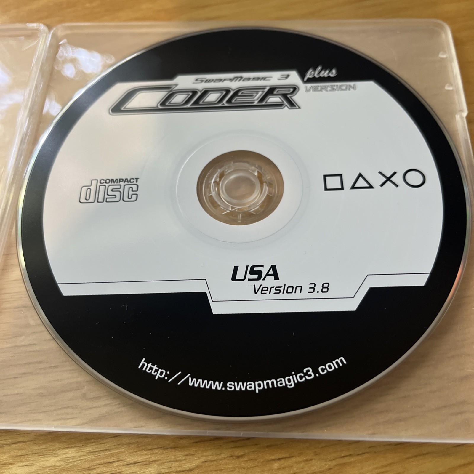 SwapMagic 3 Coder Plus USA Version 3.8 CD Rom Sony Playstation 2 PS2