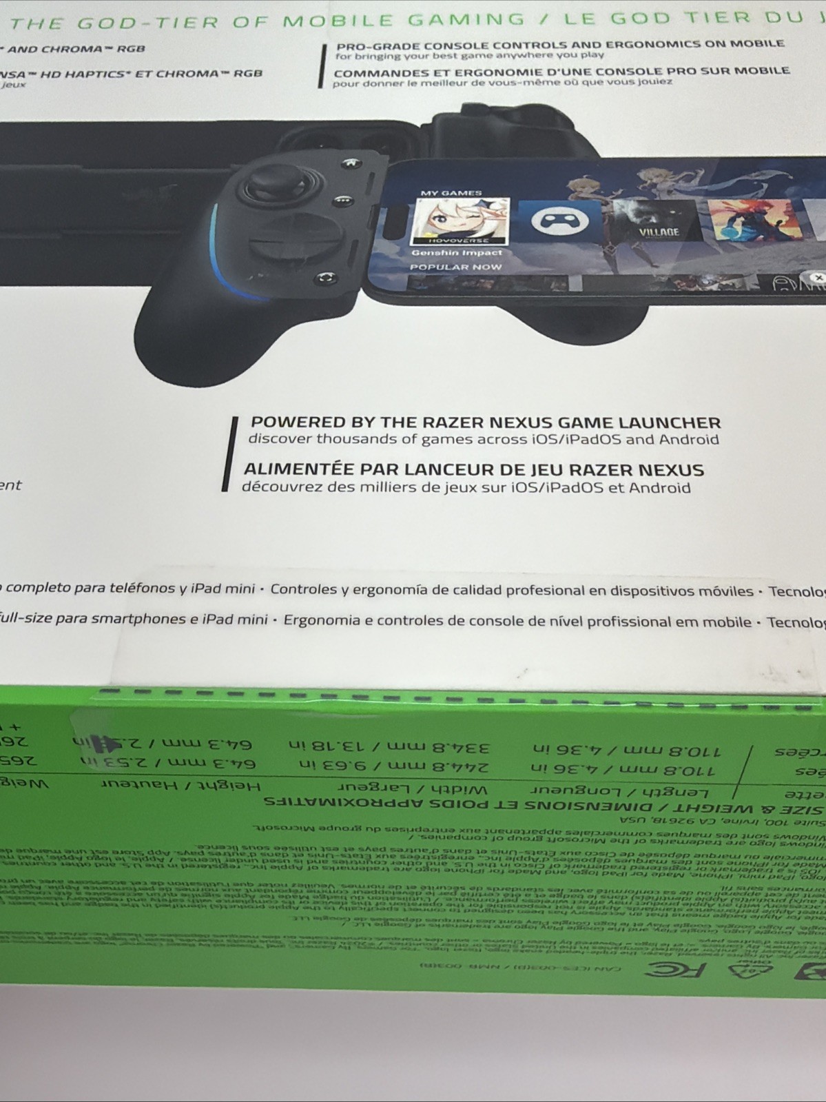 New Razer Kishi Ultra Mobile Gaming Controller For Android & Apple iPhone