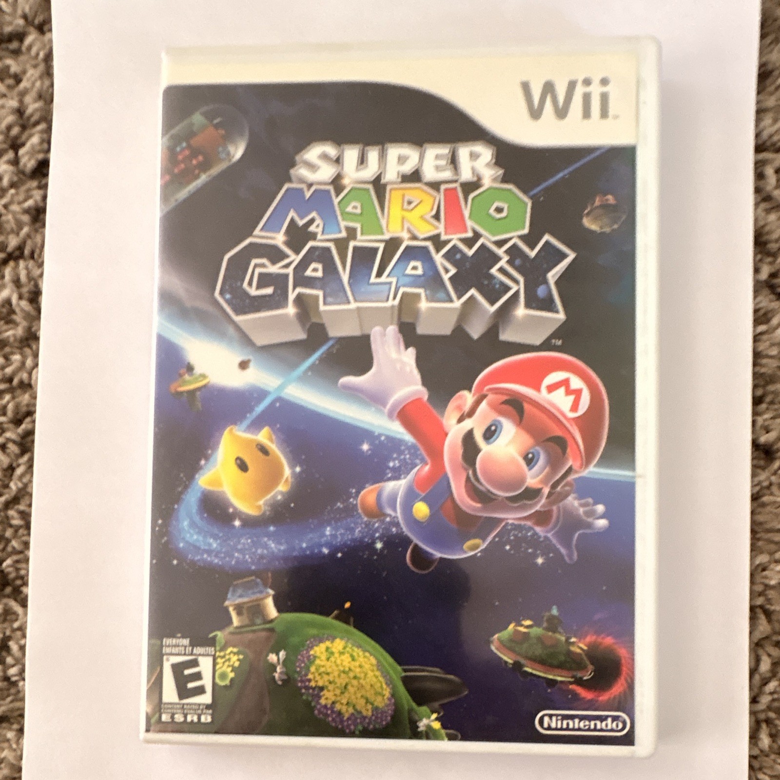 Nintendo Super Mario Galaxy Nintendo Wii w/ Manual E Everyone NTSC-U/C 2007