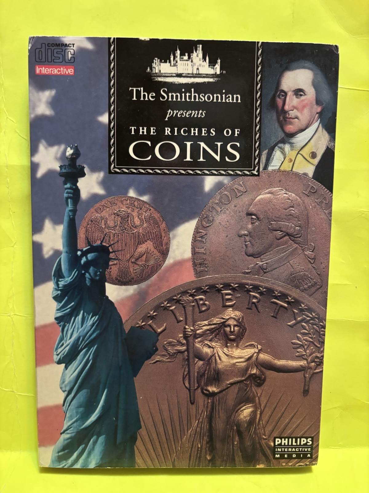 Smithsonian Riches of Coins Phillips CD-i Long Box Near Mint Never Played RARE!