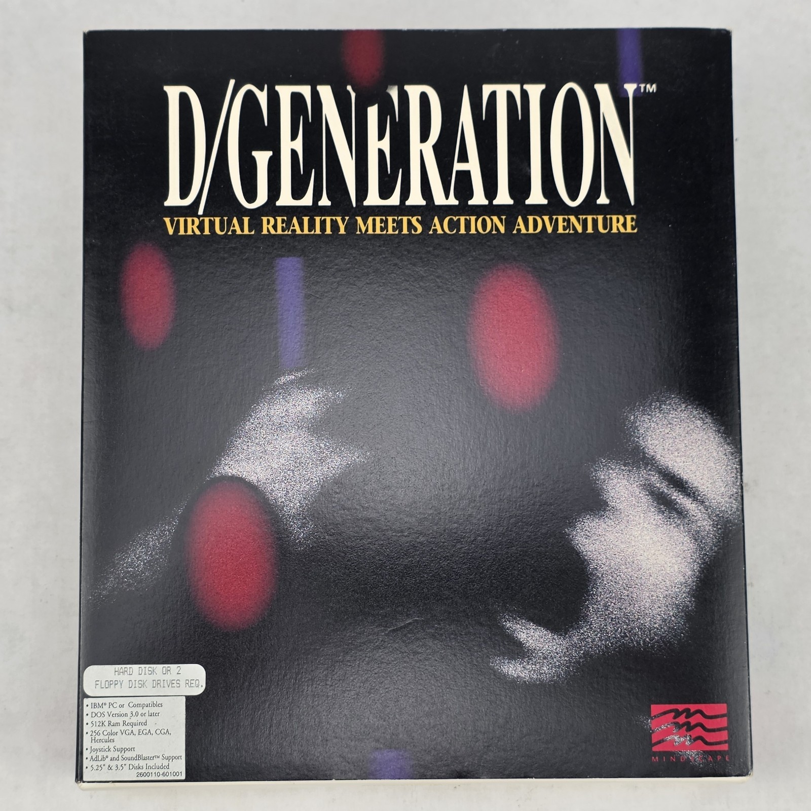 D/Generation BIG BOX PC 3.5 & 5.25″ Floppy Mindscape 1991