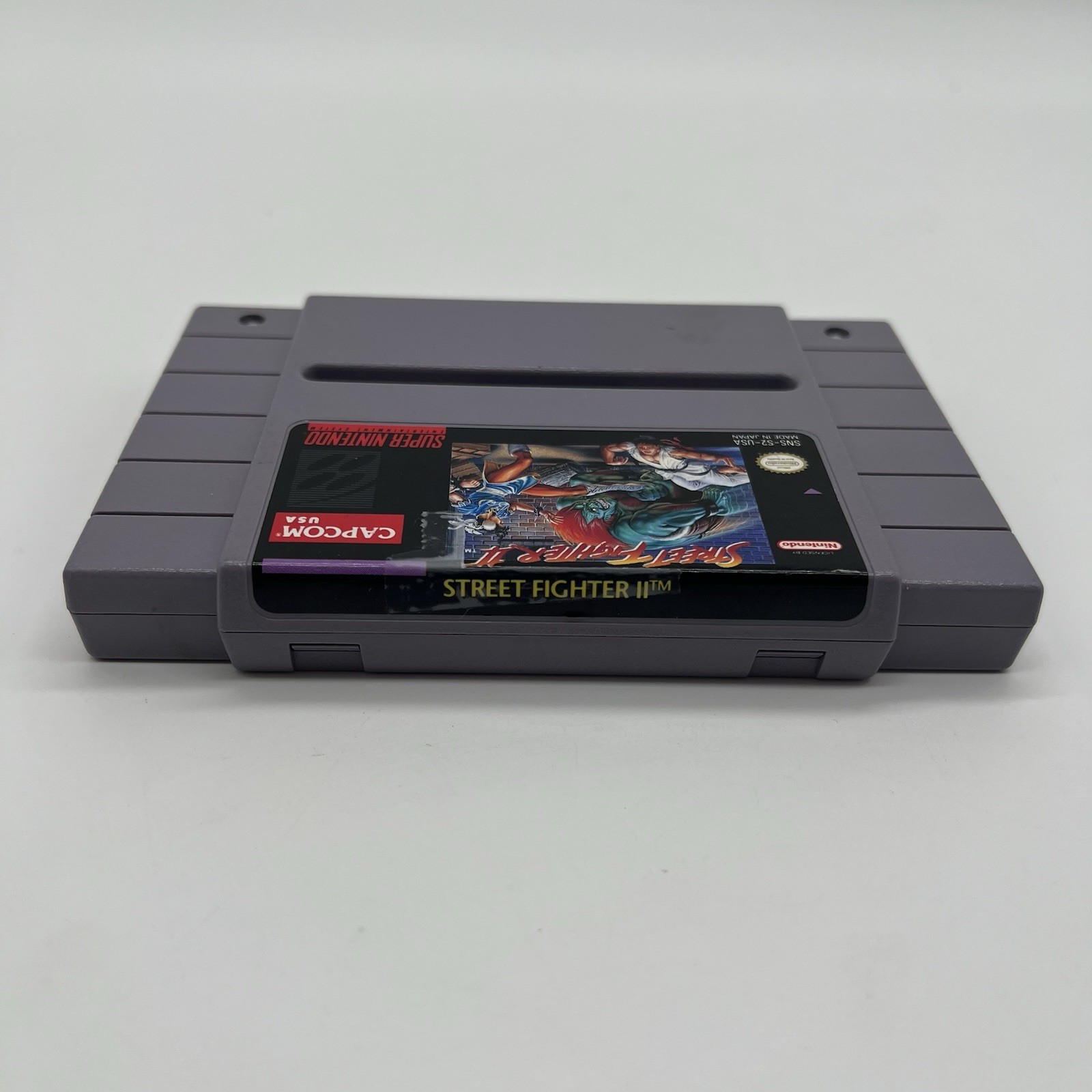 Vintage Street Fighter II 2 Super Nintendo SNES Authentic Original Game Capcom