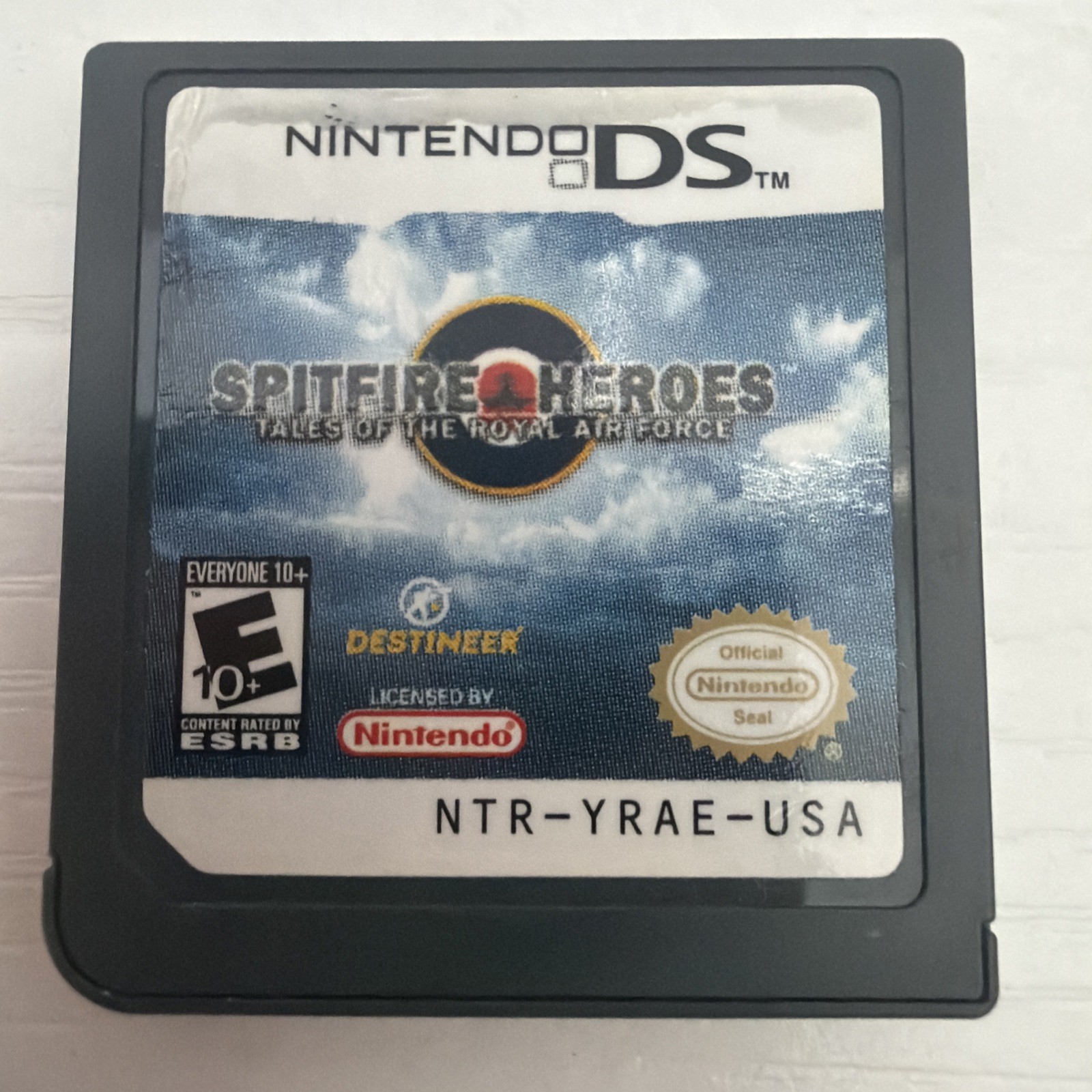 Spitfire Heroes (Nintendo DS, 2008) – Cartridge Only – Tested/Working
