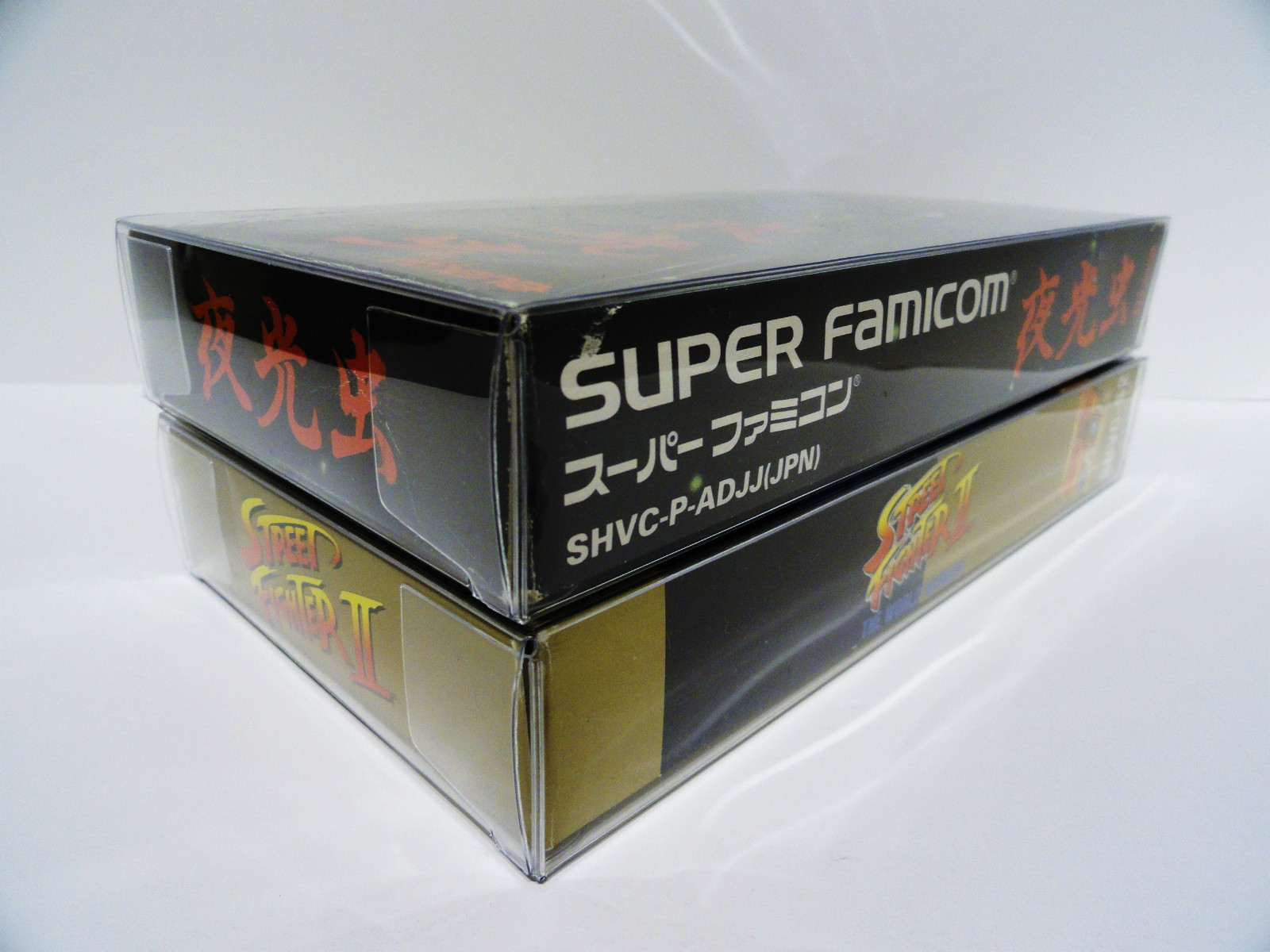 10 Box Protectors For SUPER FAMICOM Video Games Clear Display Cases SFC CIB