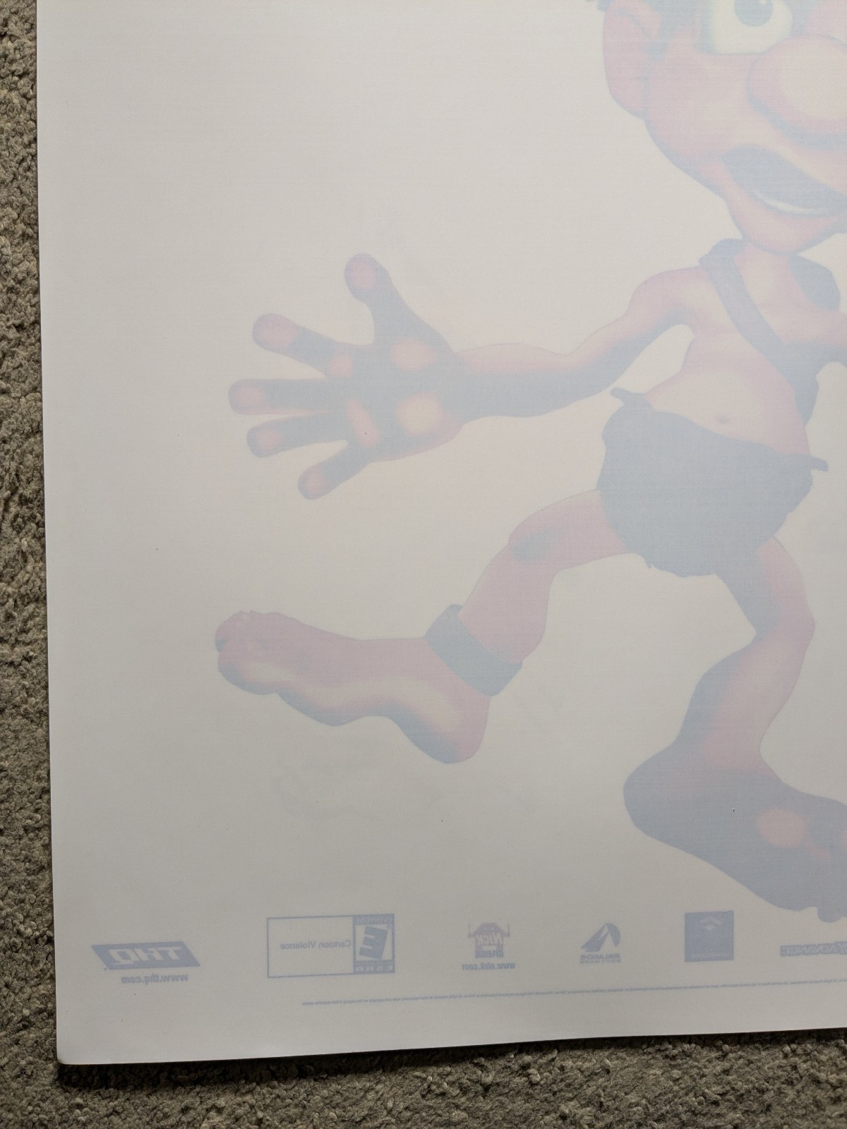NEW Authentic Tak Power of JuJu (Playstation 2) Video Game Promo Poster 28″ RARE