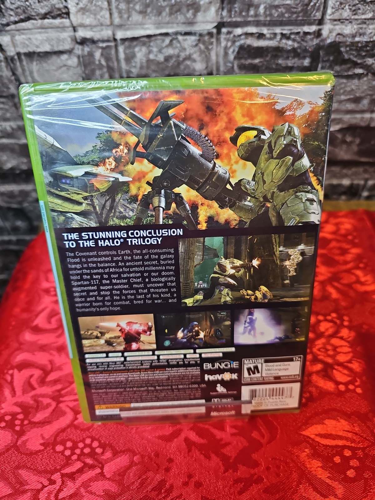 Halo 3 (Xbox 360, 2007) Factory Sealed Small Tears* New In Plastic Wrap