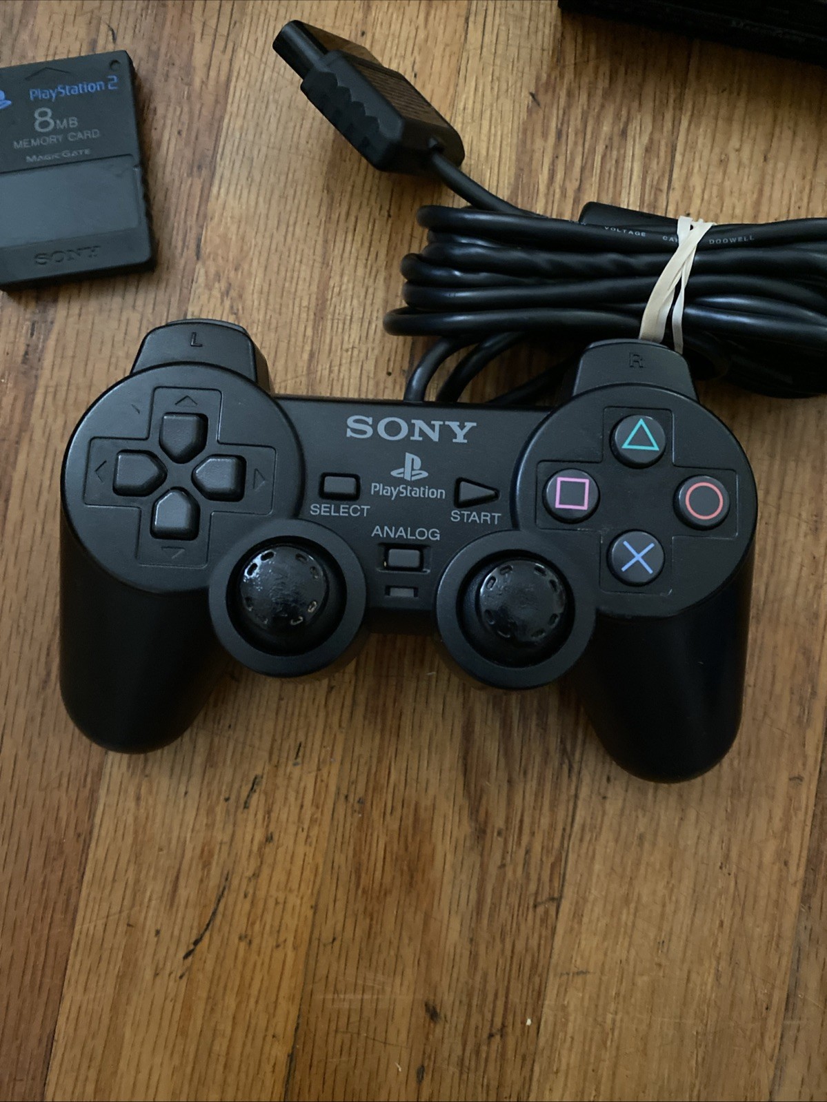 Sony PlayStation 2 Slim Console W Two Controllers Games Tested