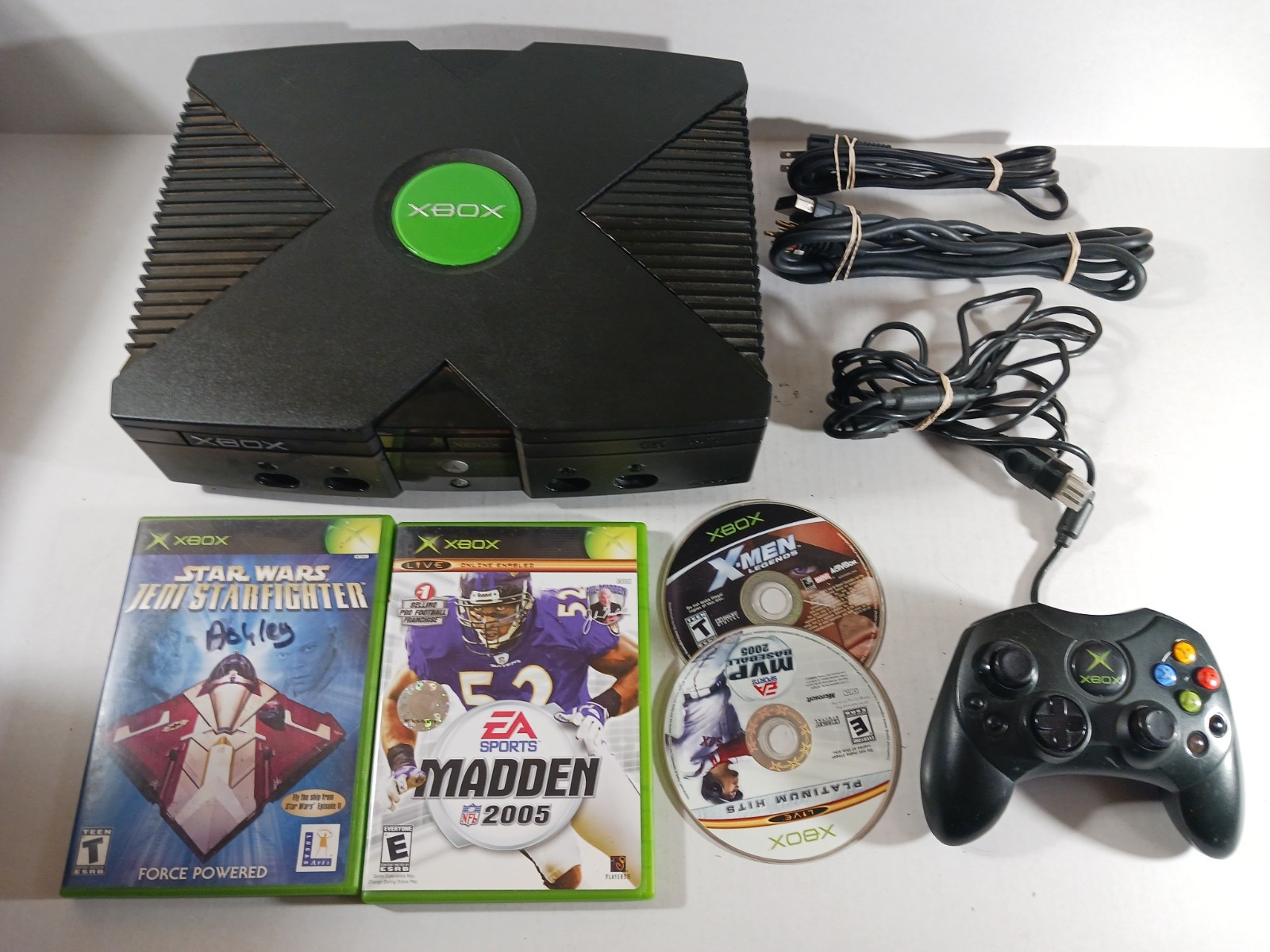 Original Xbox Console Bundle Not Reading Disks Consistently Disk Error Lot Wear