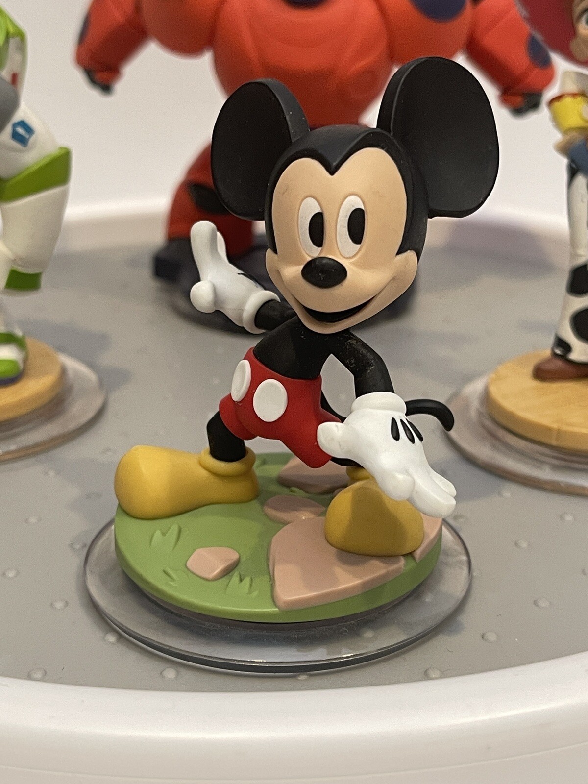 Disney Infinity Mickey Mouse w/ Baymax, Buzz Lightyear, and Jessie Figures