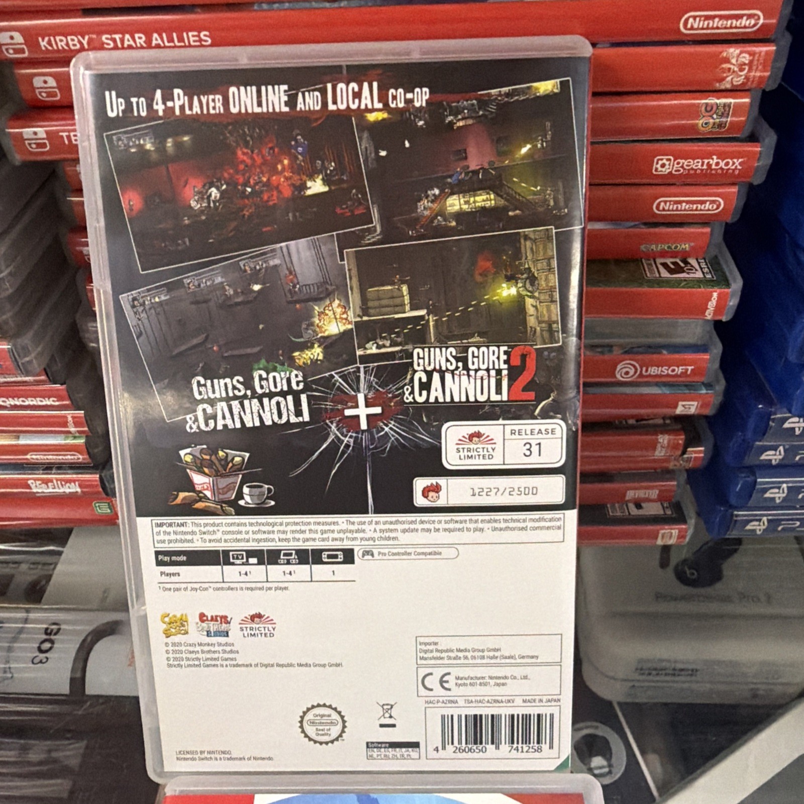 Guns, Gore & Cannoli 1 & 2 Nintendo Switch Strictly Limited SLG.