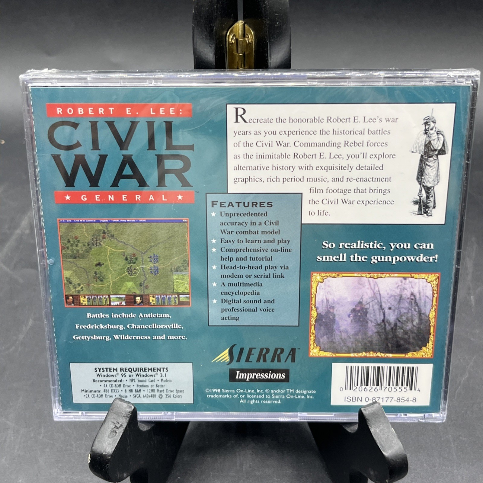 Robert E. Lee: Civil War General (Sierra) – Windows PC Computer Strategy Game CD