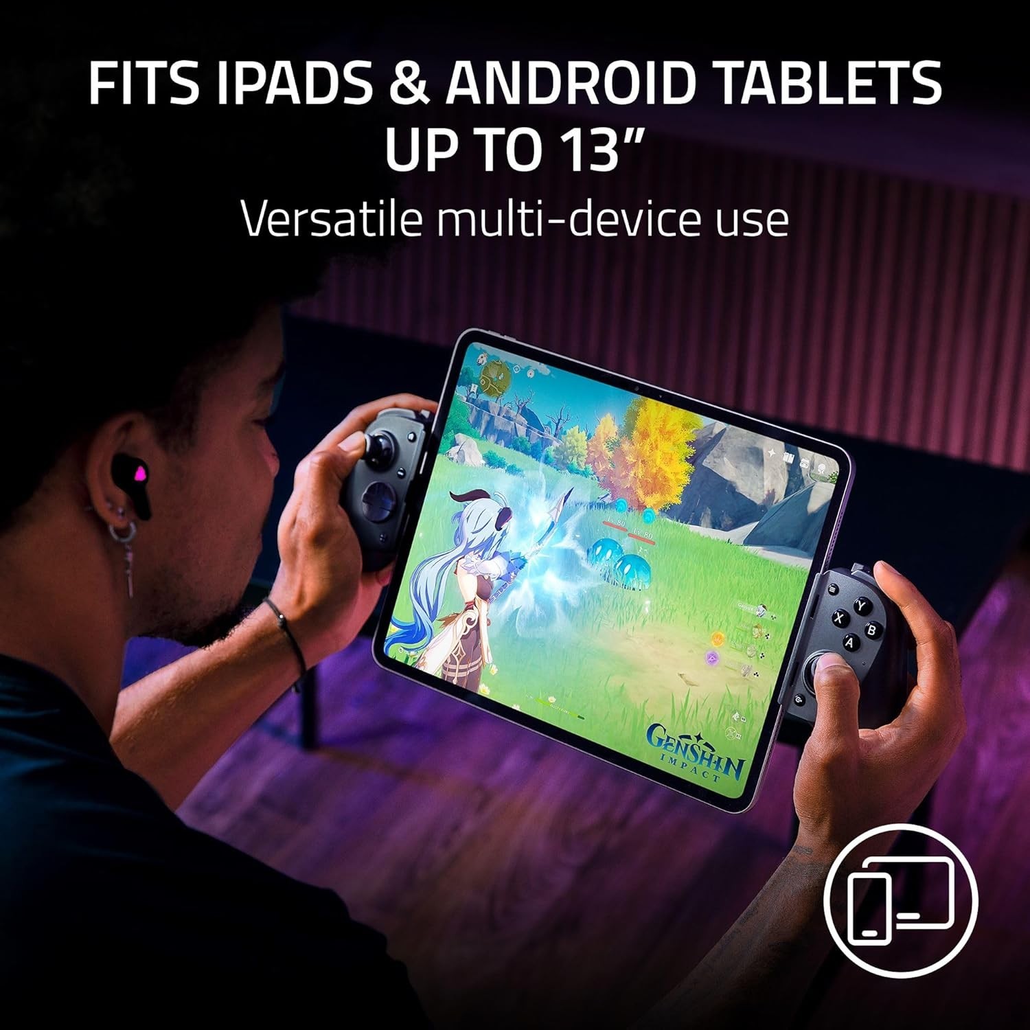 Razer Kishi V3 Pro XL Gaming Controller for iPad & Android Tablets up to 13″