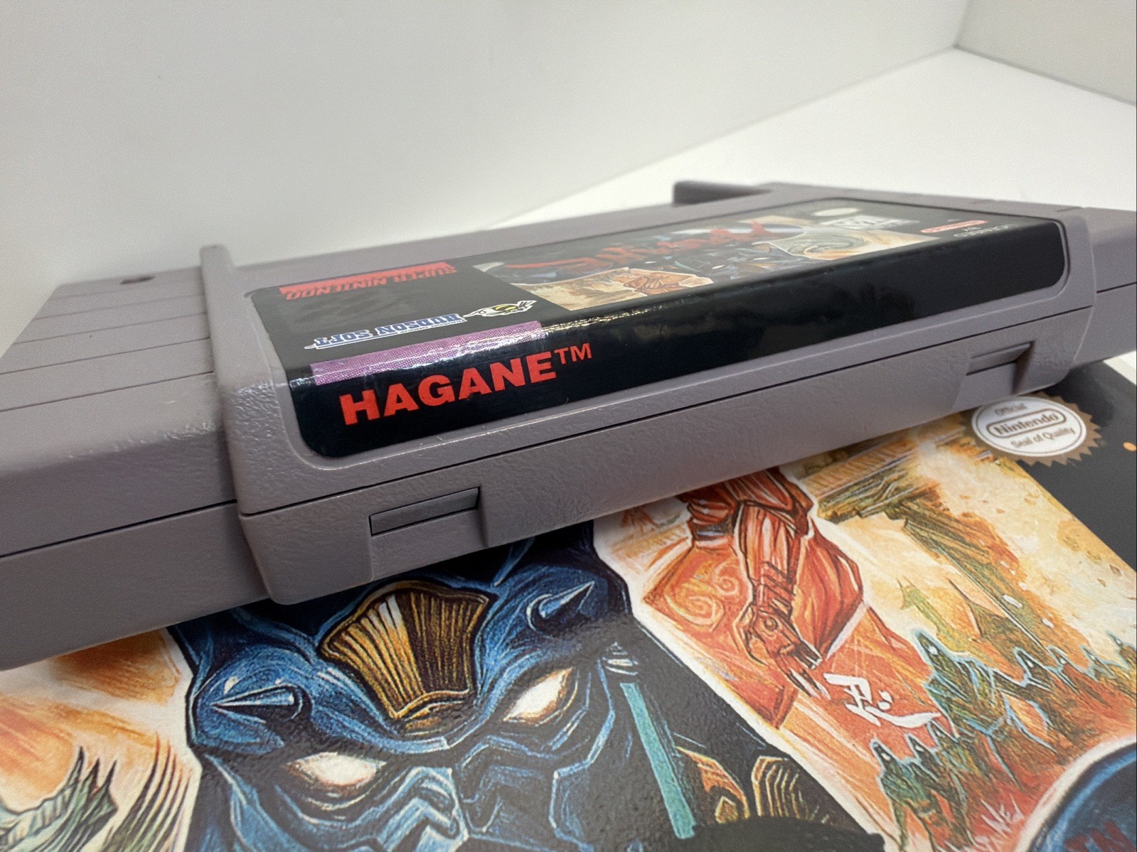 Hagane The Final Conflict Super Nintendo Game SNES Authentic +Collector Case