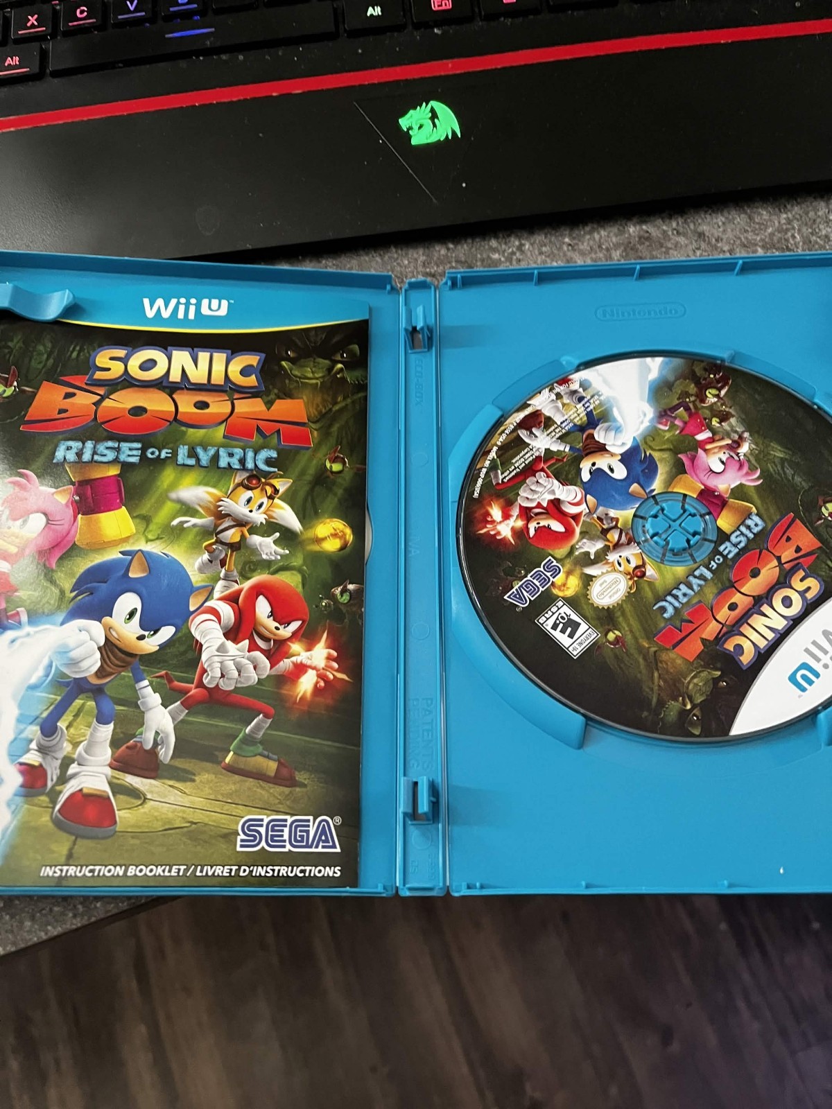 Sonic Boom: Rise of Lyric (Nintendo Wii U, 2014) CIB