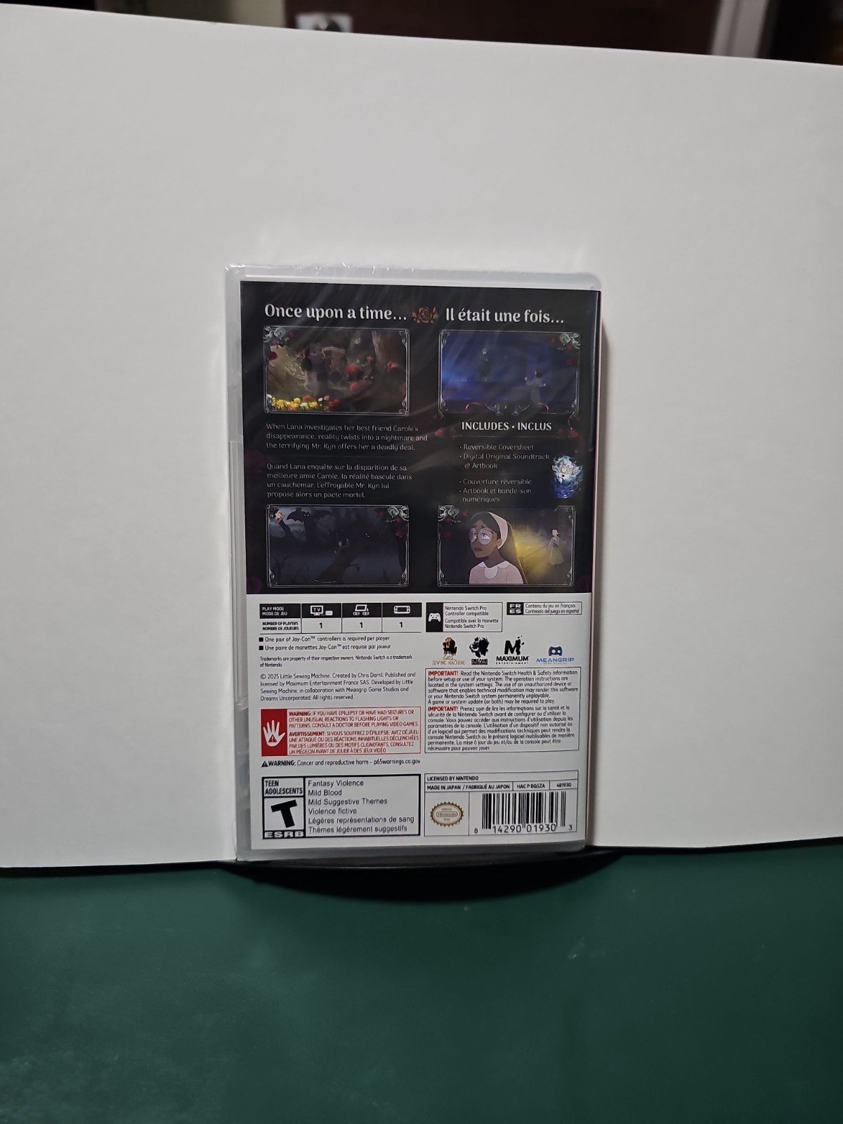 Bye Sweet Carole, For The Nintendo Switch, New And Sealed