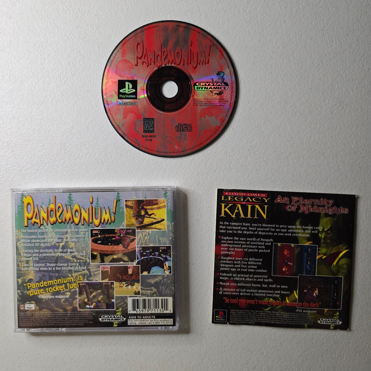 Pandemonium PlayStation Video Game 3D Platformer
