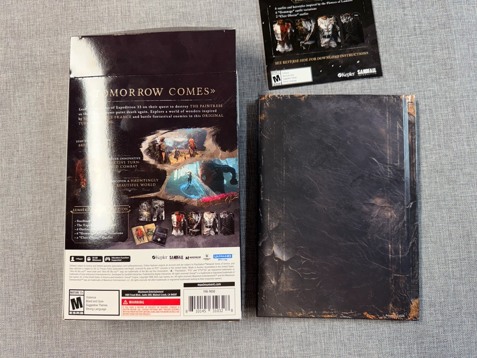 The Expeditioner’s Journal Art Book Clair Obscur Expedition 33 – Lumiere Edition