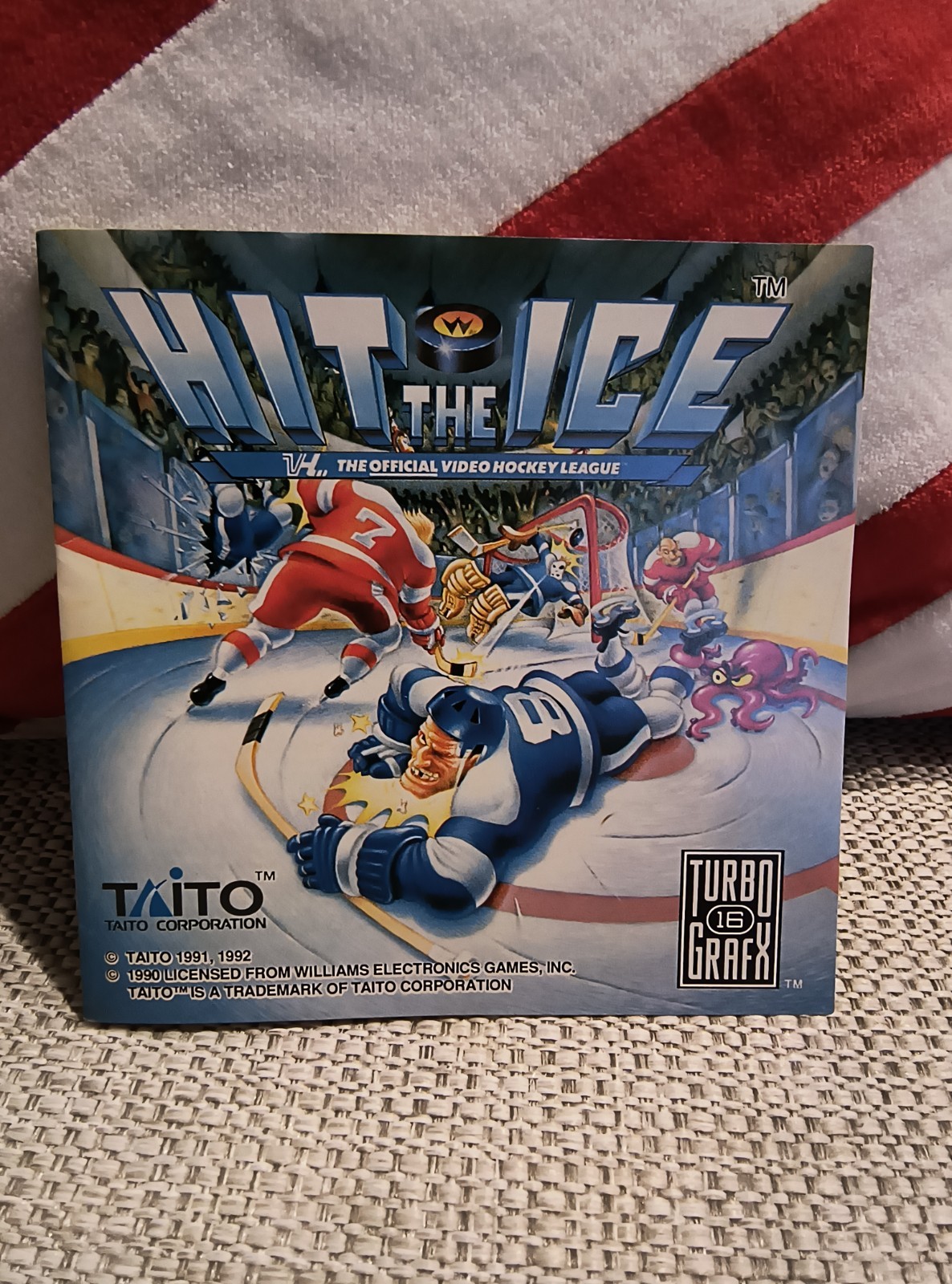 Hit the Ice TURBOGRAFX-16 Cib. Tested And Working!