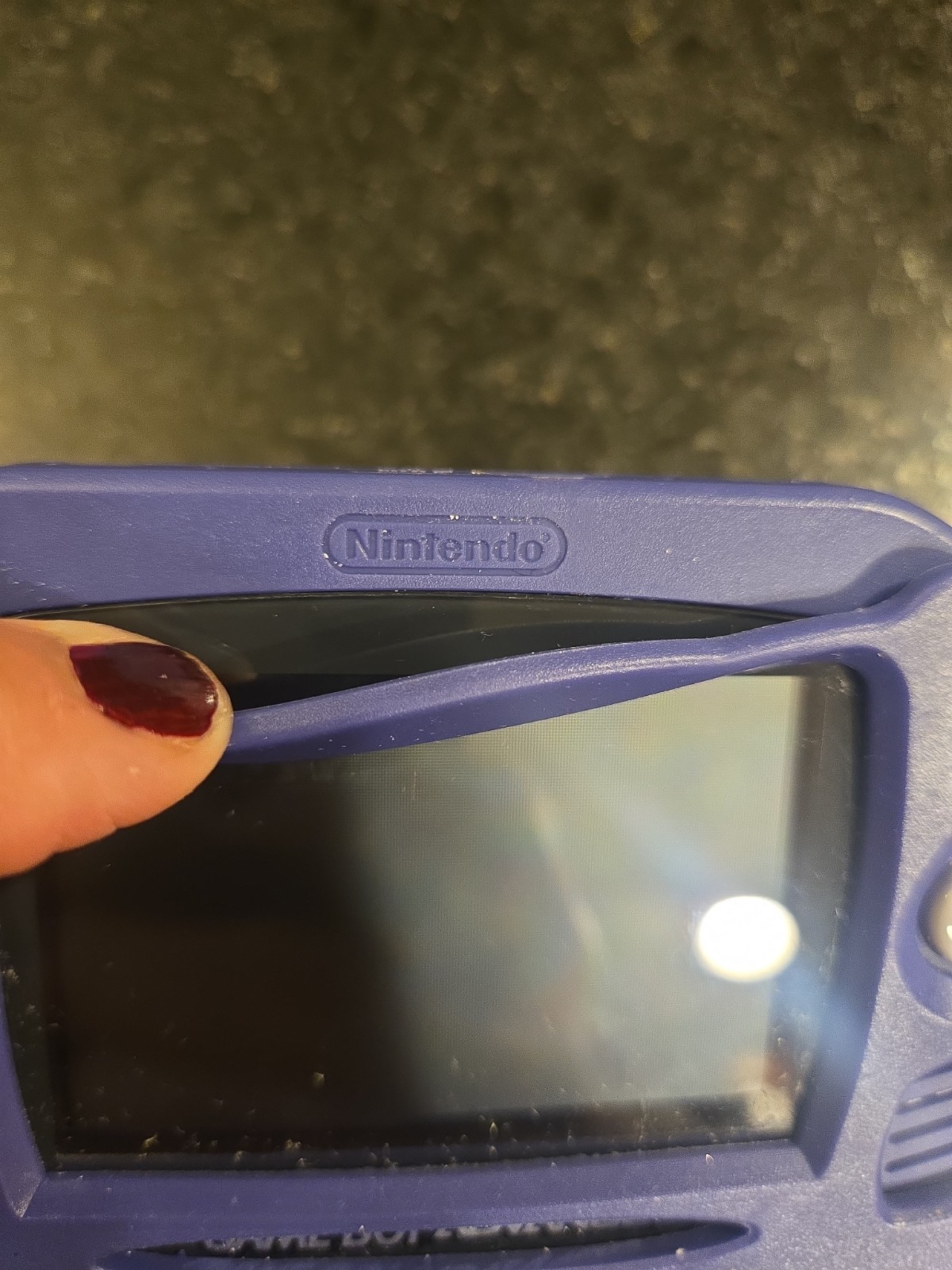 Nintendo Game Boy Advance GBA Console Indigo Purple – GOOD 100% OM