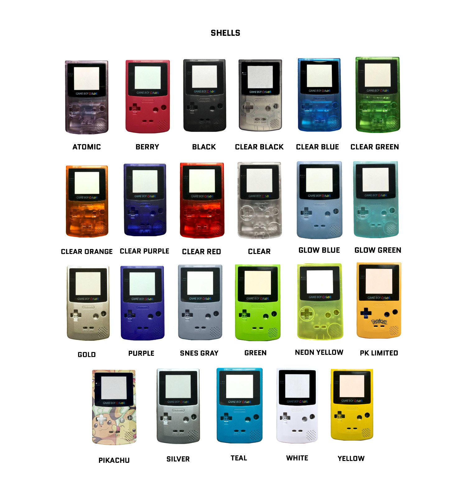 Nintendo Game Boy Color GBC System Console – Refurbished – Pick your color!