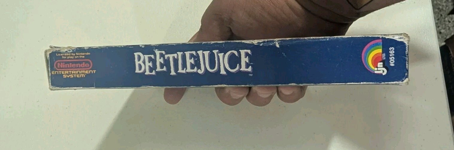 Beetlejuice (Nintendo Entertainment System, 1991) NES COMPLETE with Box & Manual
