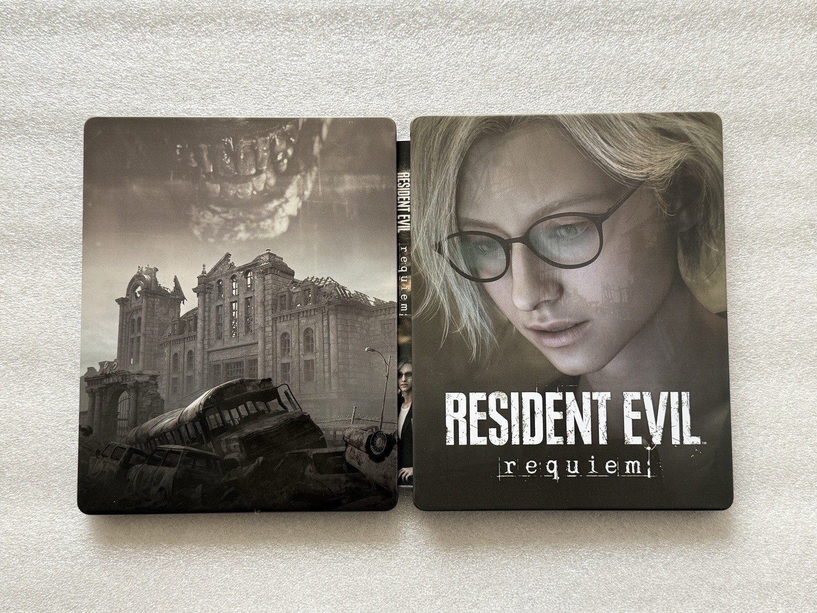 Resident Evil requiem Custom made G2 Steelbook/SteelUp Case PS4/PS5/Xbox No Game