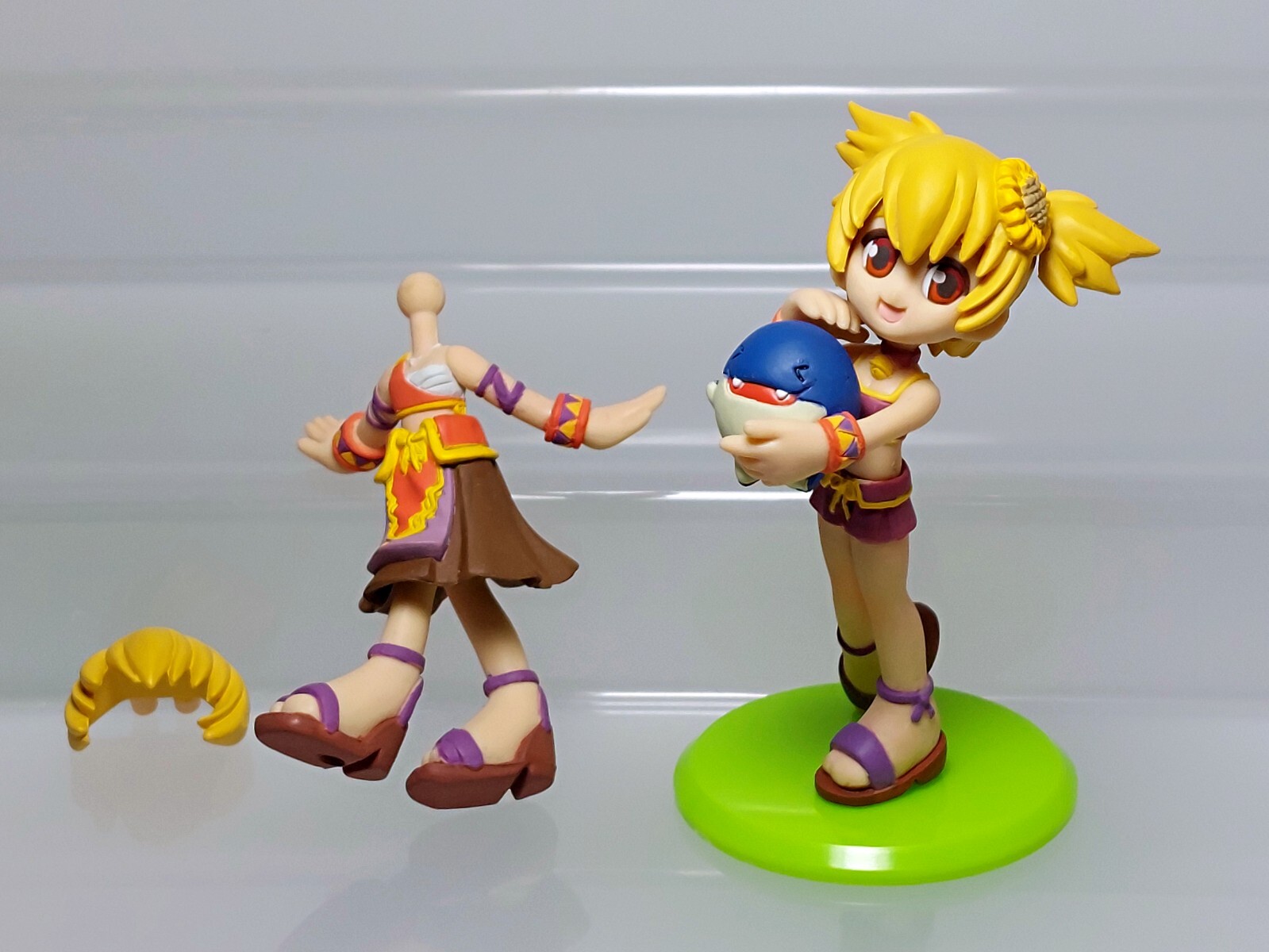 Game Characters Collection Sukatto Golf Pangya Lolo Lola Figure MegaHouse 3.2in