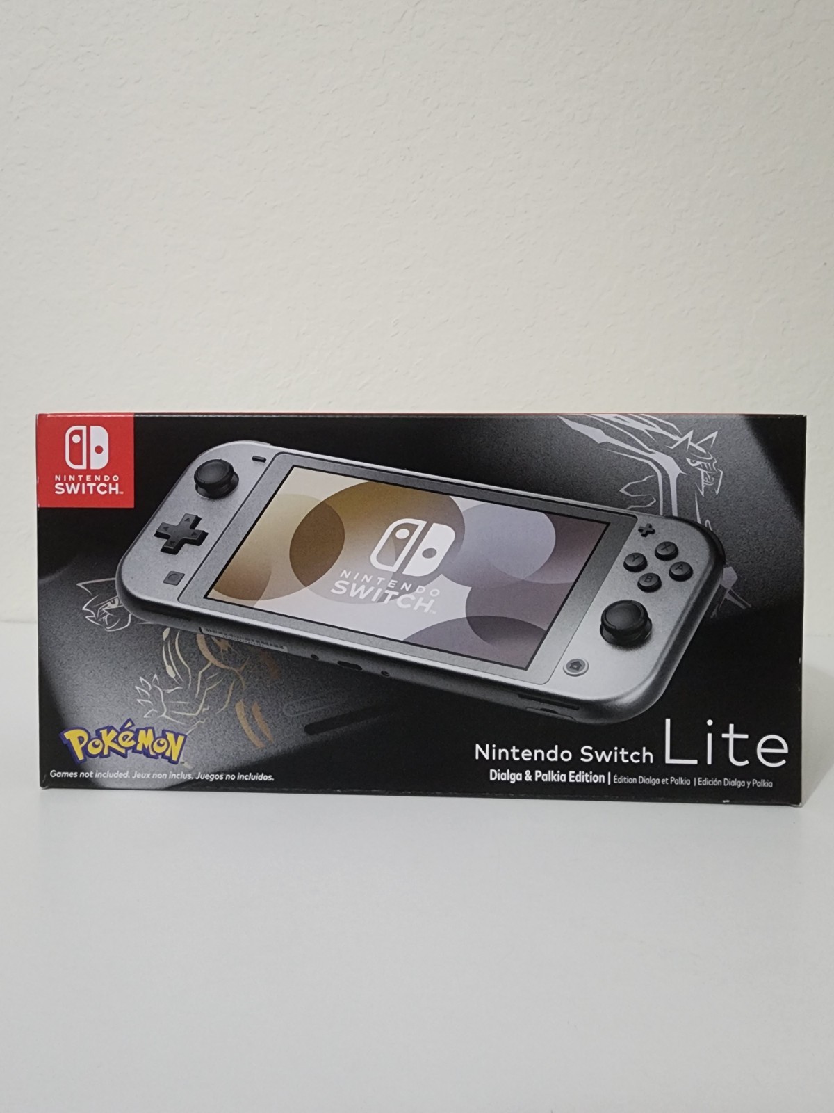 NEW Nintendo Switch Lite Console Dialga Palkia Pokemon Special Edition RARE!