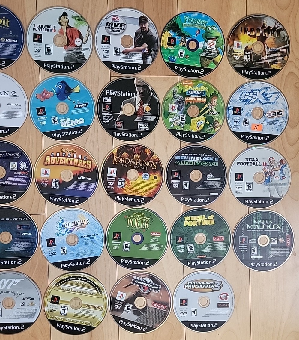 Lot of 39 PlayStation PS2 Games – 007 Matrix Iro Man Hobbit Hit Lego TESTED READ