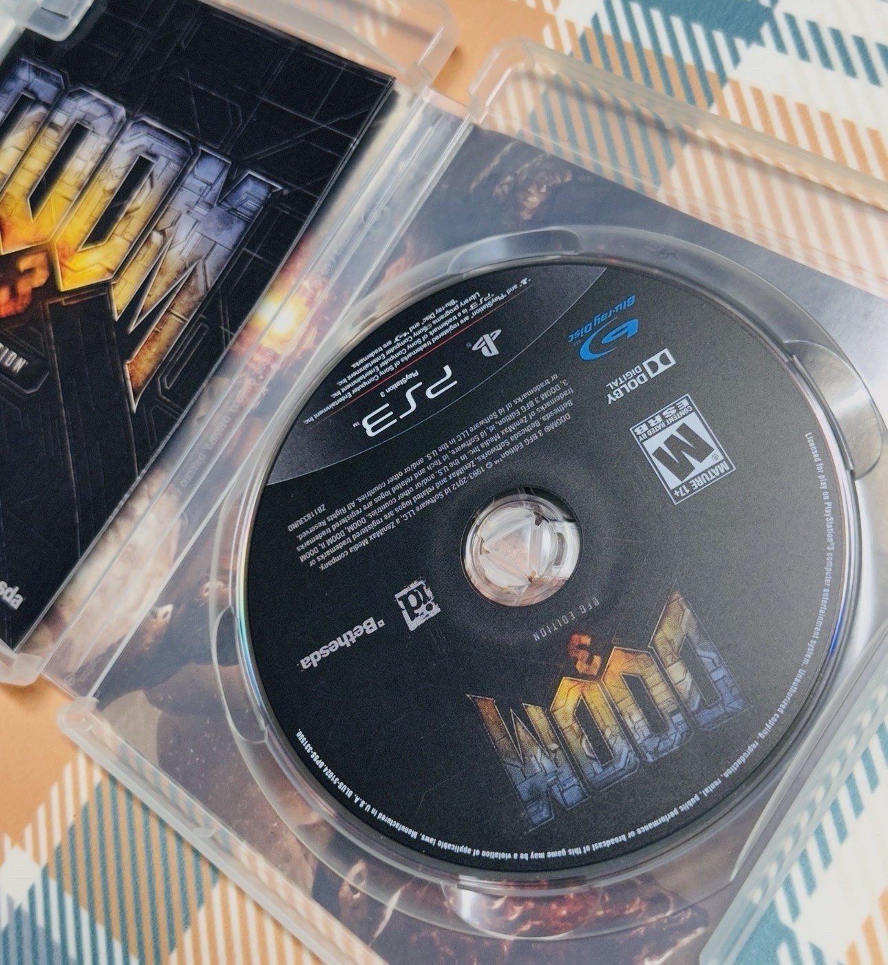 Doom 3 — BFG Edition (Sony PlayStation 3, 2012) Complete and Tested/Works