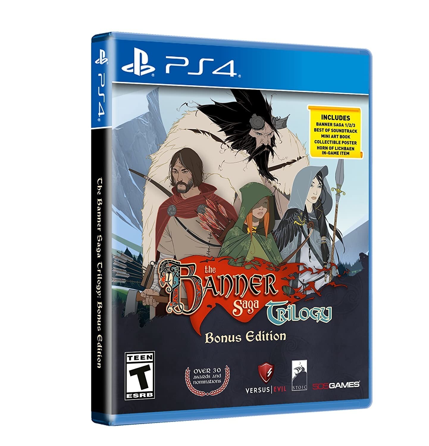 The Banner Saga Trilogy Bonus Edition – PS4 – Brand New | Factory Sealed