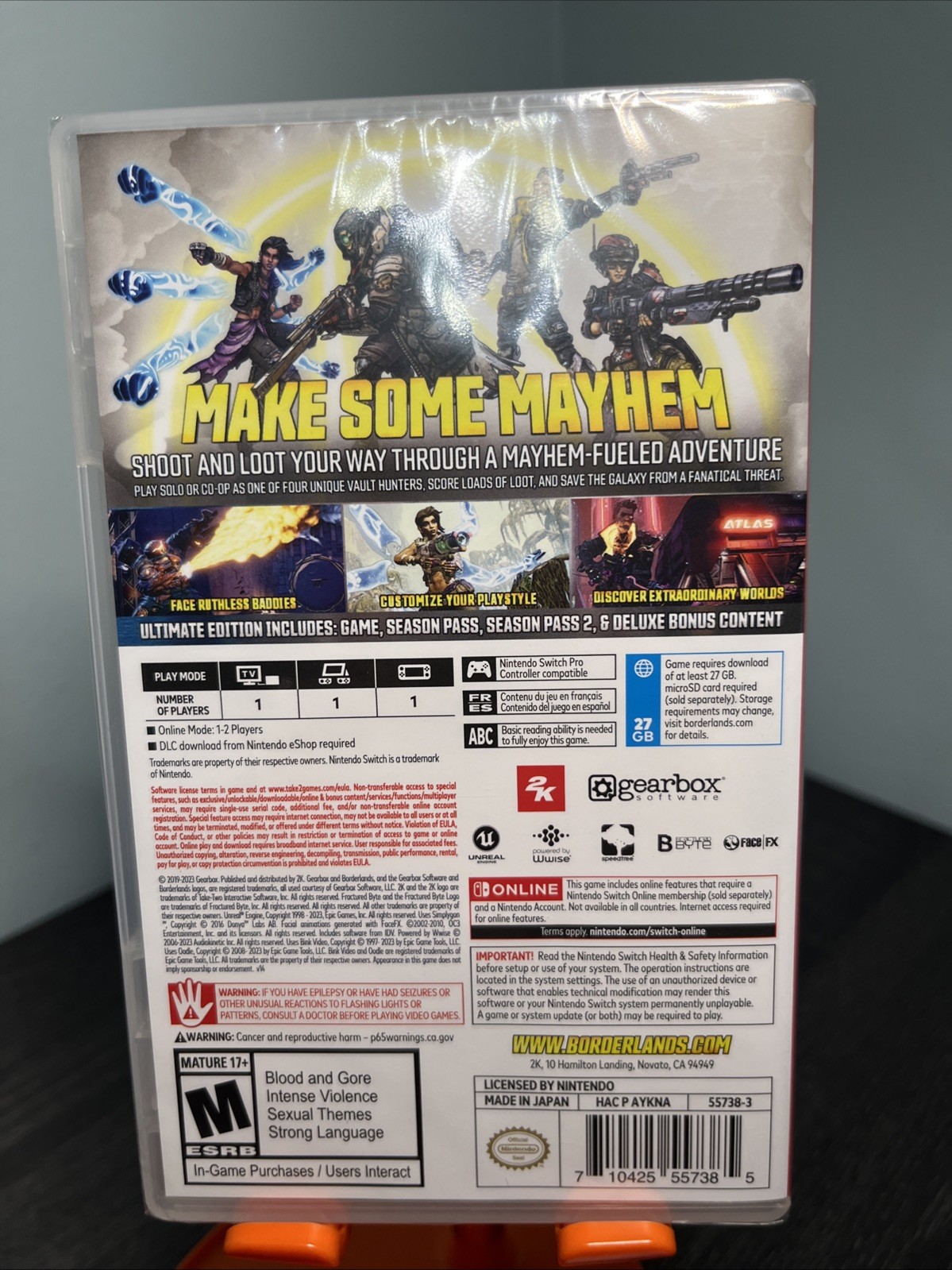 Borderlands 3 Ultimate Edition – Nintendo Switch Factory – SEALED