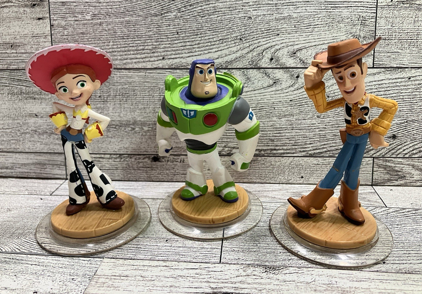 Disney Infinity TOY STORY Figures Buzz Lightyear Jessie & Woody Playset Lot Of 3