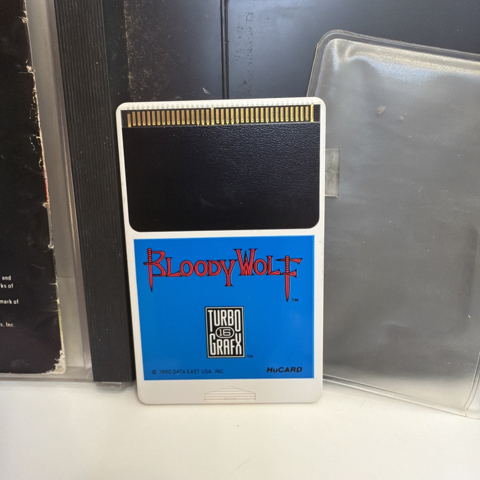Bloody Wolf (TurboGrafx-16, 1990) HuCard w/ Manual Tested