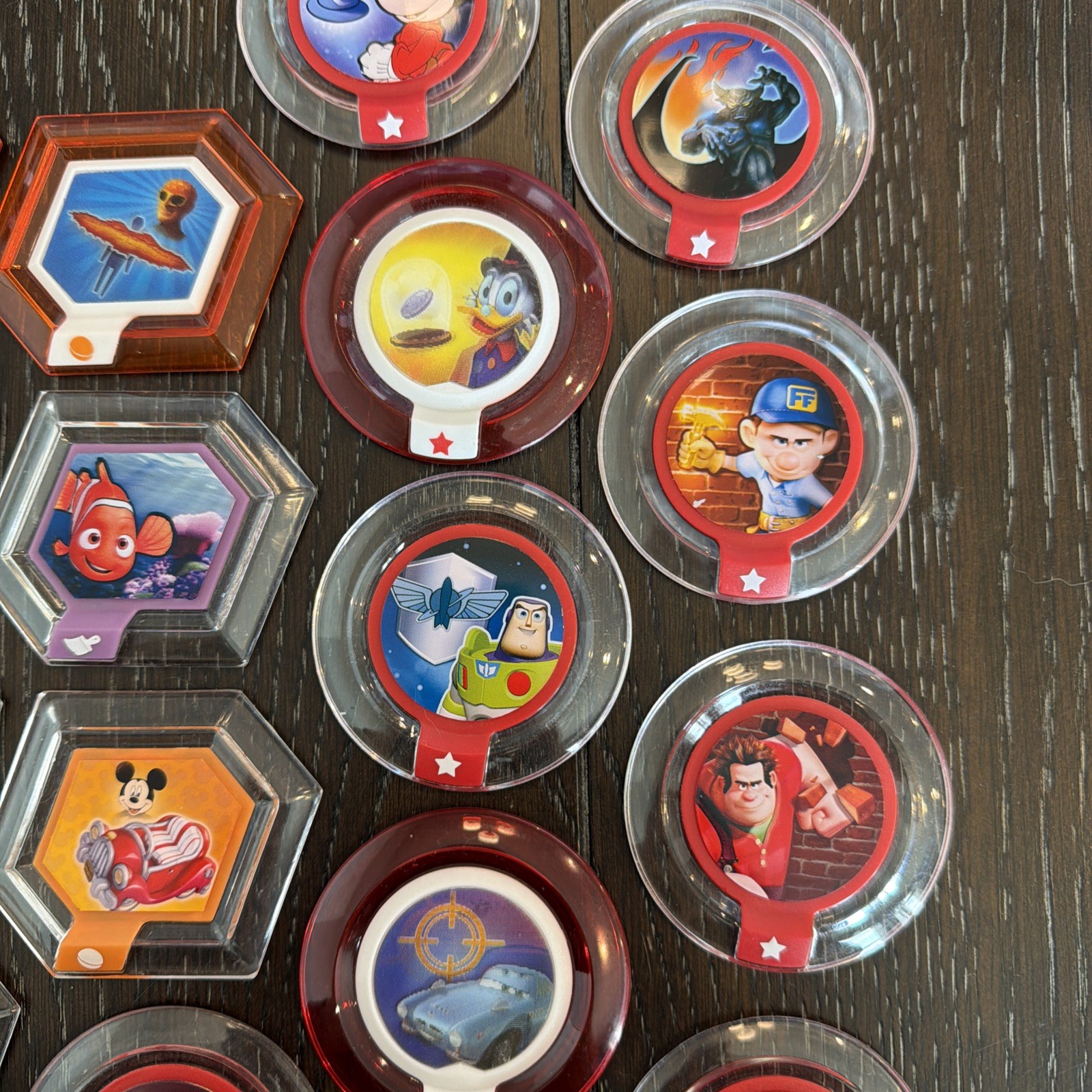 Disney Infinity 1.0 Power Disc Lot Of 23 No Duplicates (Lot 7)