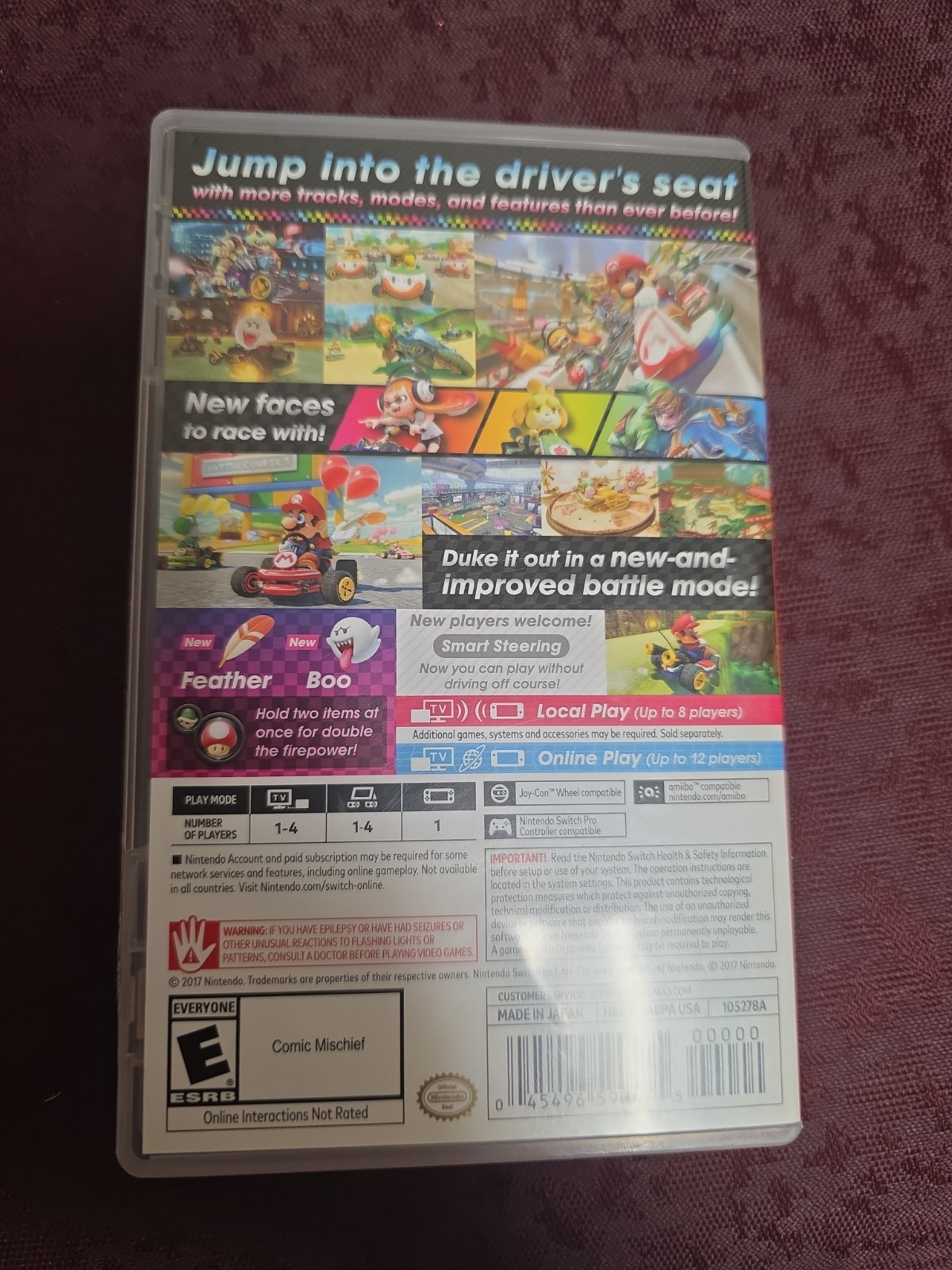 Mario Kart 8 Deluxe Nintendo Switch Complete In Box Tested Working Fast Shipping