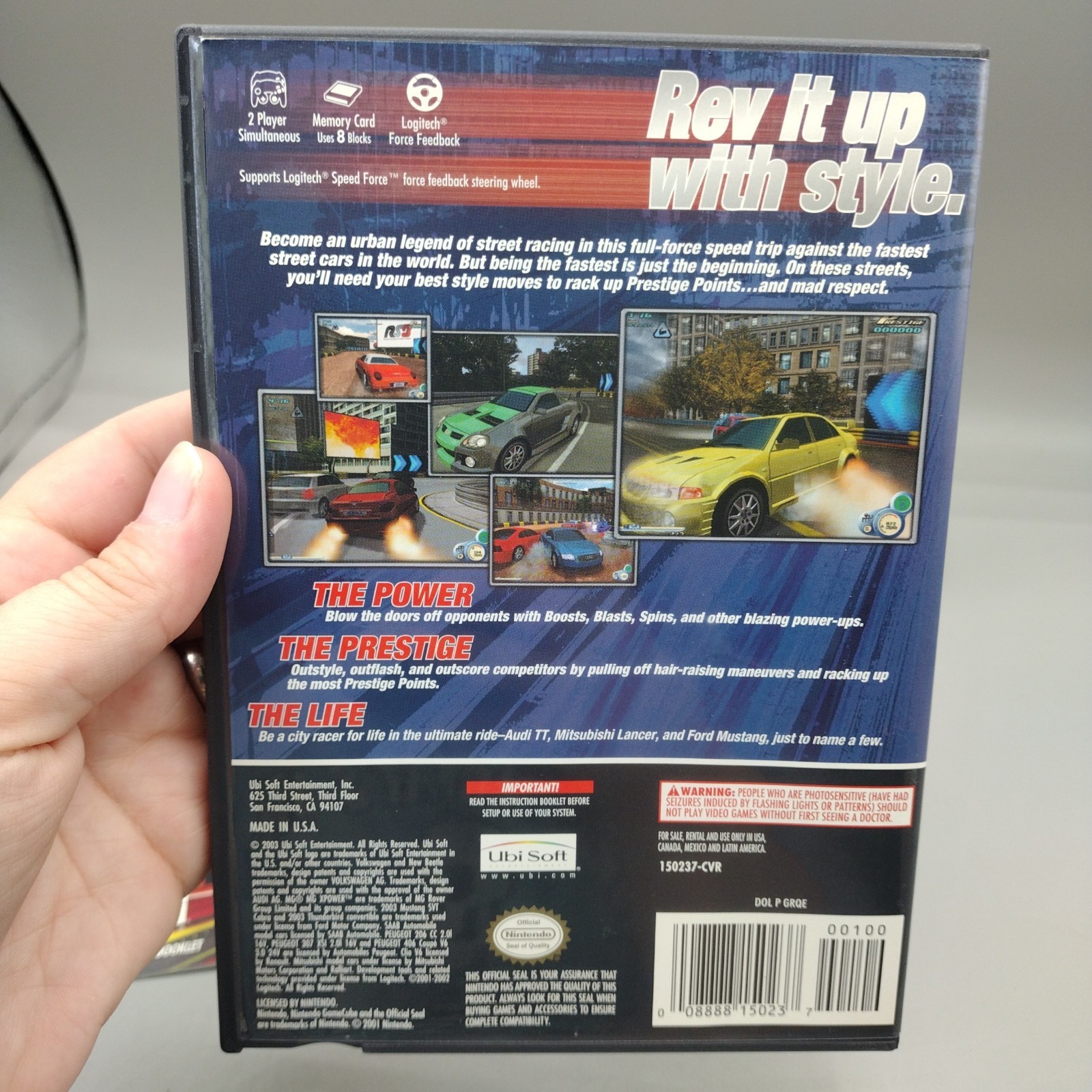 City Racer (Nintendo GameCube, 2003) Complete w/ Manual CIB Tested Working