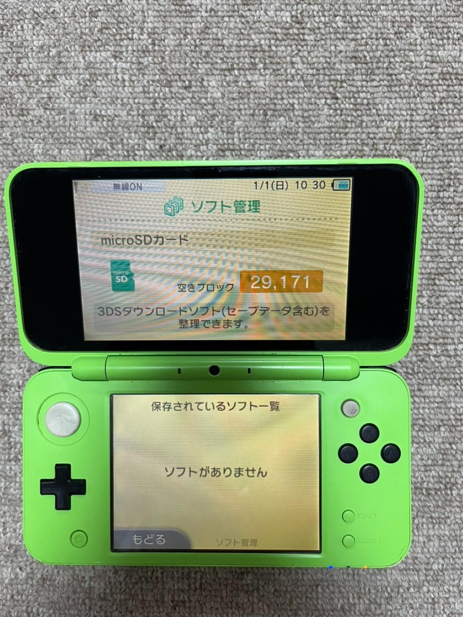 New Nintendo 2DS XL LL Minecraft Creeper Edition Console region Japanese B971