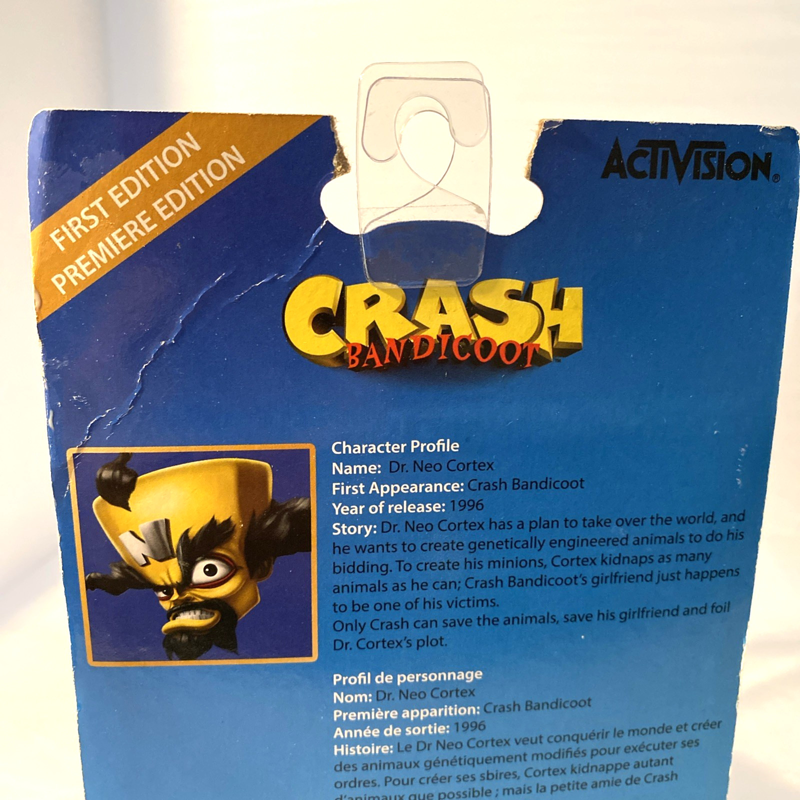 Dr Neo Cortex Crash Bandicoot TOTAKU n°31 Game Stop First Edition