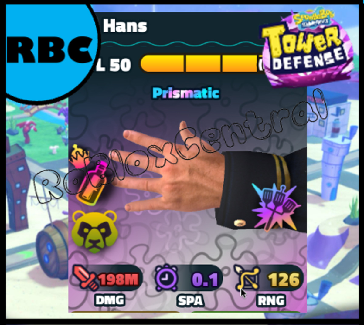 HANS – CHEAP SPONGEBOB TOWER DEFENSE – SBTD UNIT